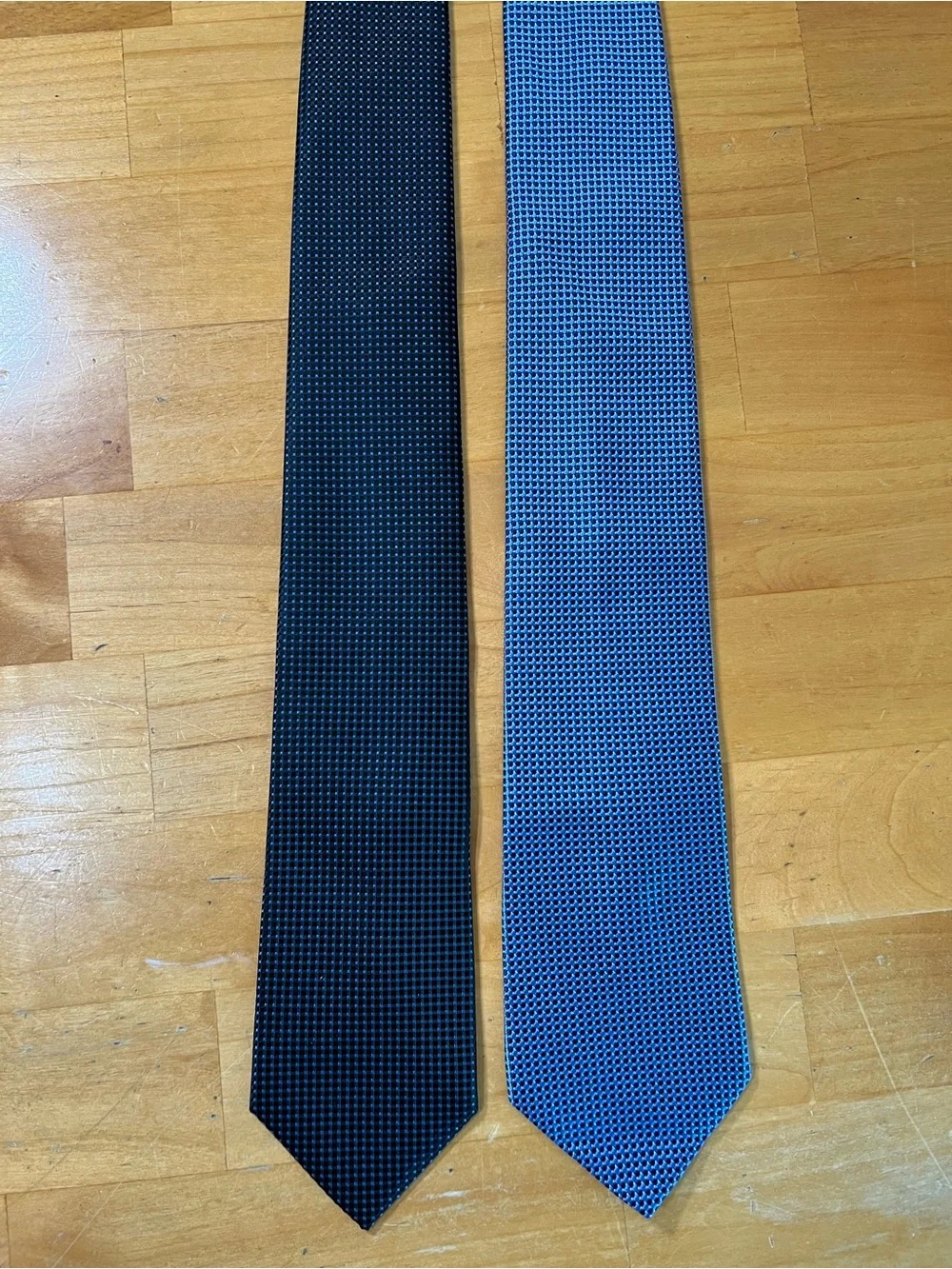 Mens Tie Lot Nautica Croft & Barrow Blue Black Geometric Dress Neckties